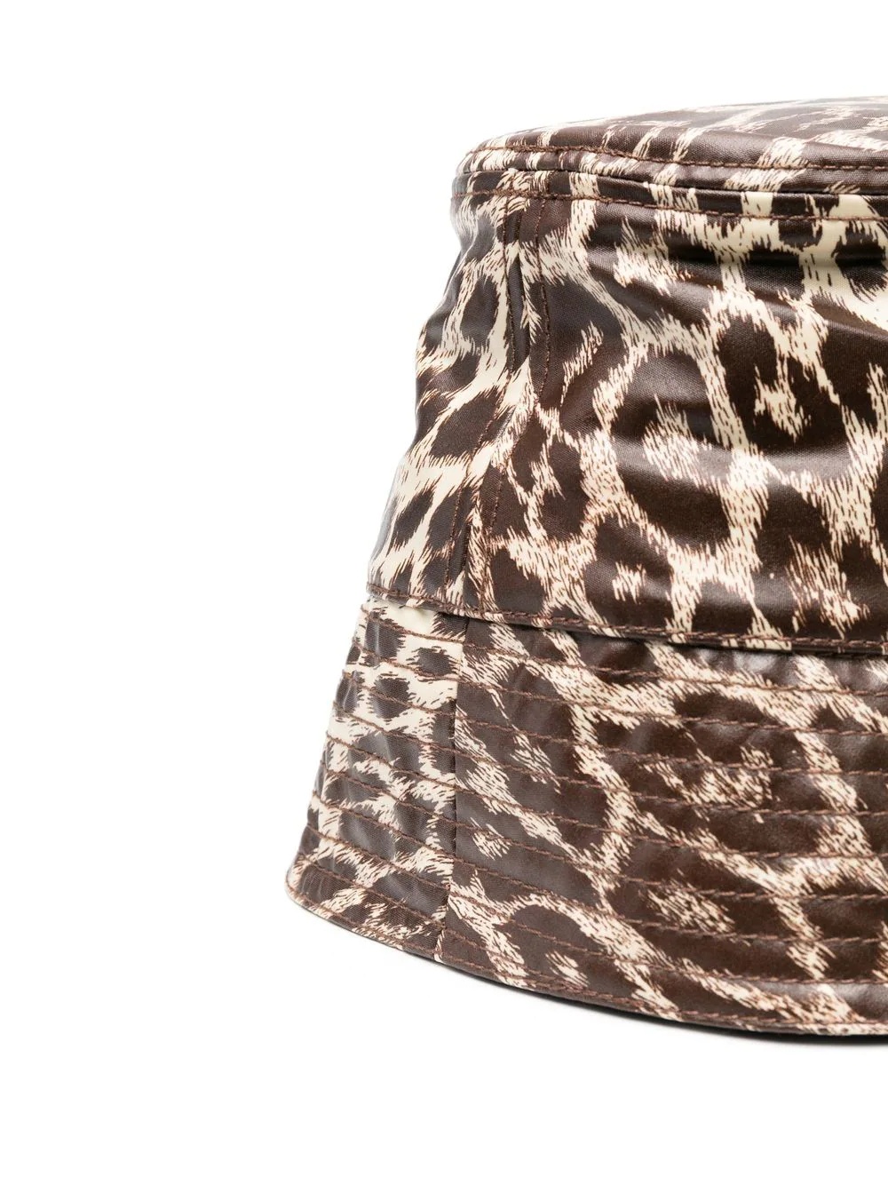 leopard-print bucket hat - 2