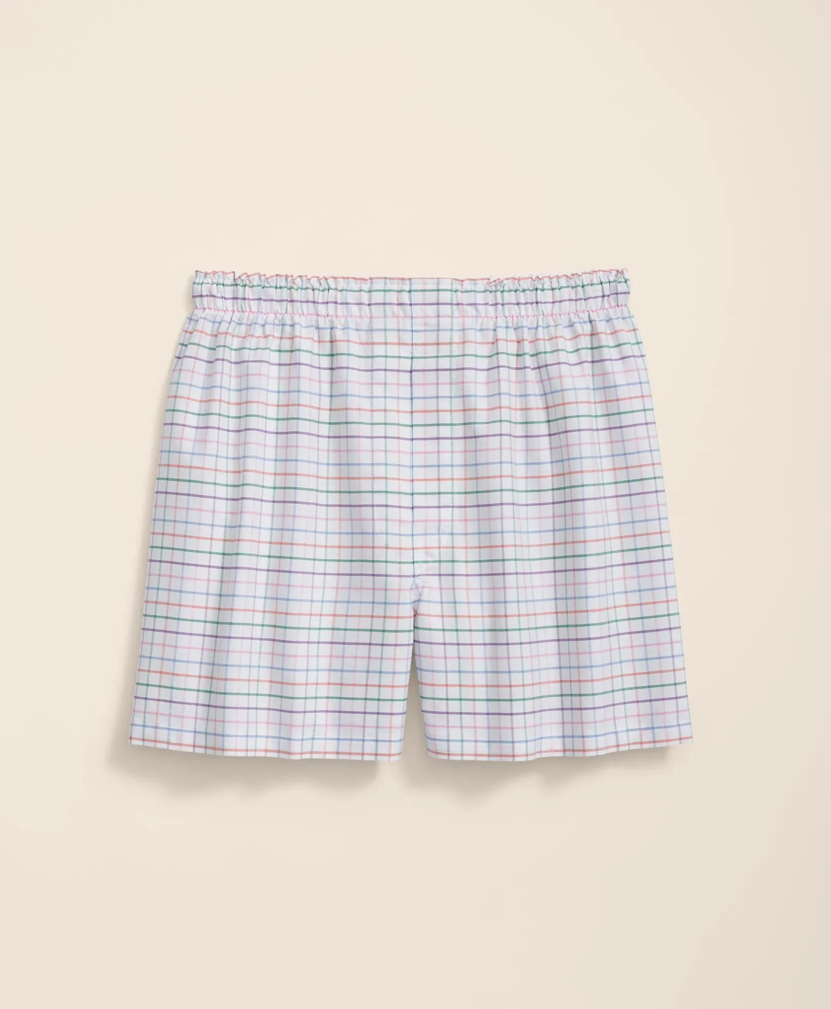 Cotton Broadcloth Tattersall Boxers - 1