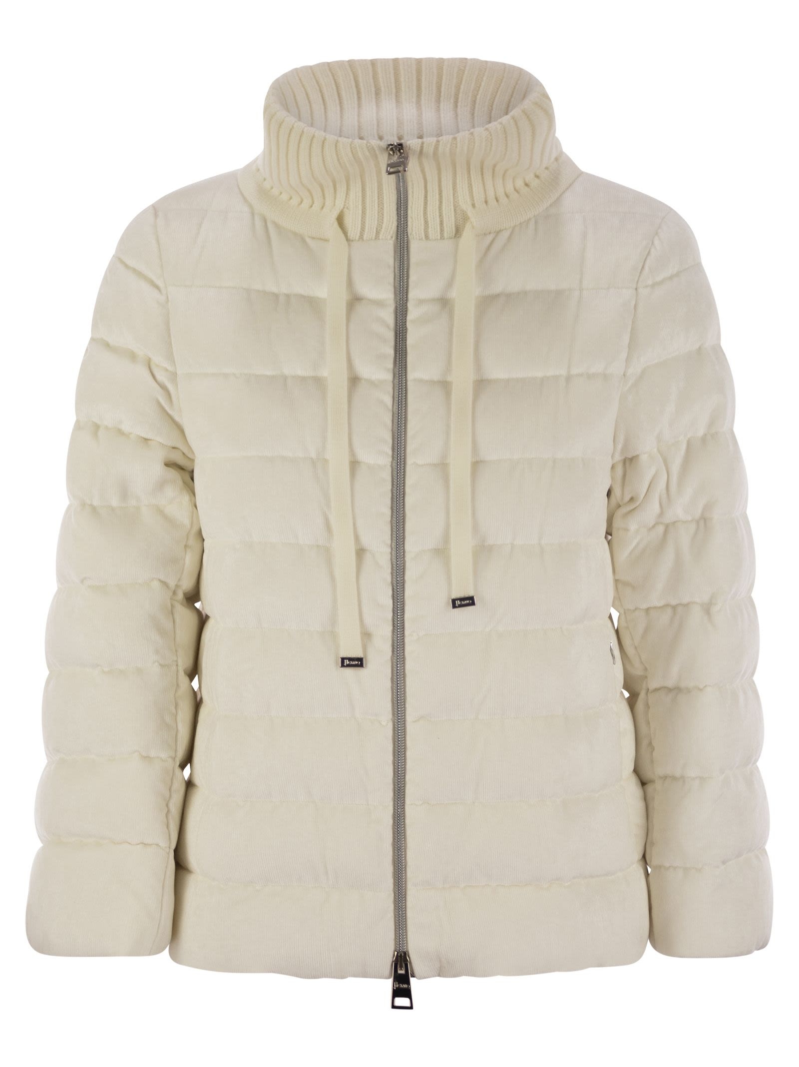 【関税＆送料込み】Herno Resort Hood In Dusty Velvet Herno Herno Women Resort Hood In Dusty Velvet | luosophy