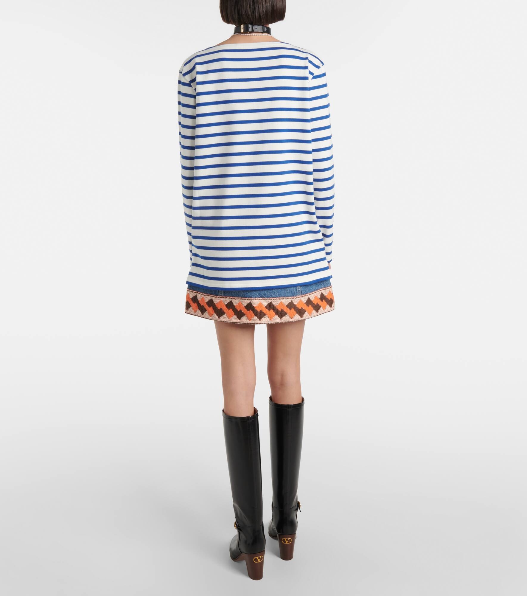 Chez Valentino cotton jersey T-shirt - 3