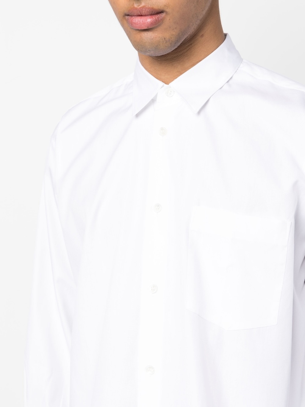 button-up cotton shirt - 5