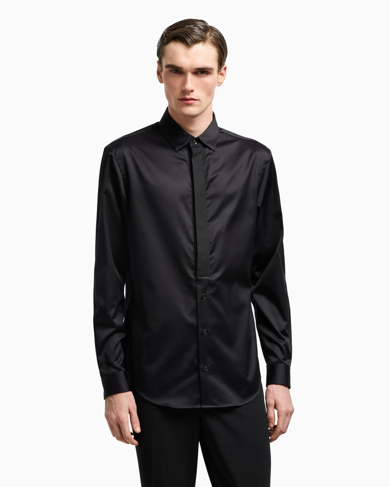 GIORGIO ARMANI REGULAR-FIT COTTON SHIRT outlook