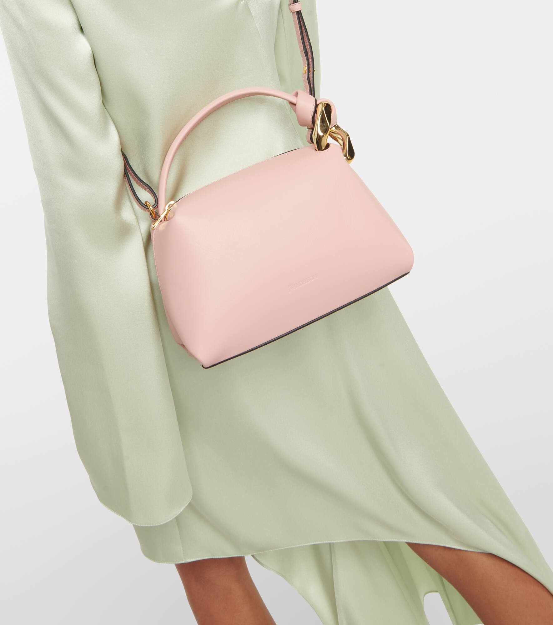 Corner Small leather tote bag - 6