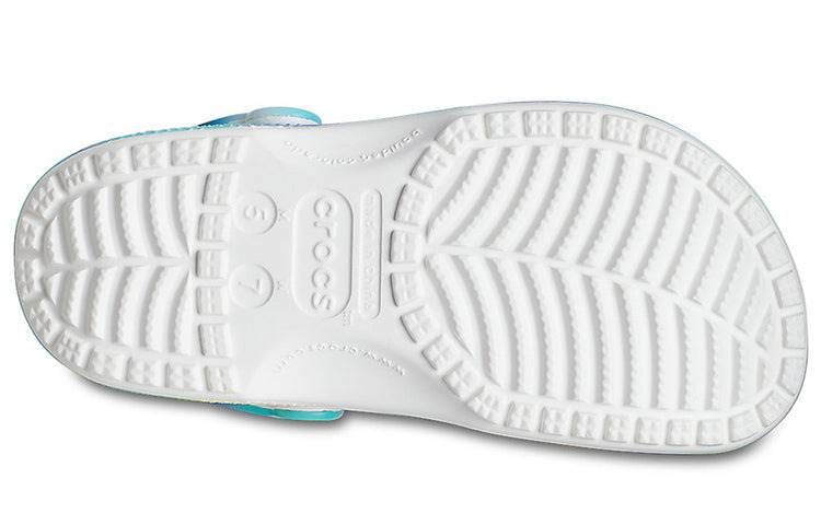 Crocs Colorful Crocs Beach Unisex Multi-Color White Sandals 207556-94S - 8