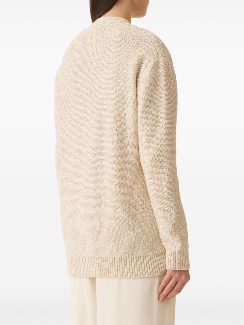 sequin-embellished cardigan 4