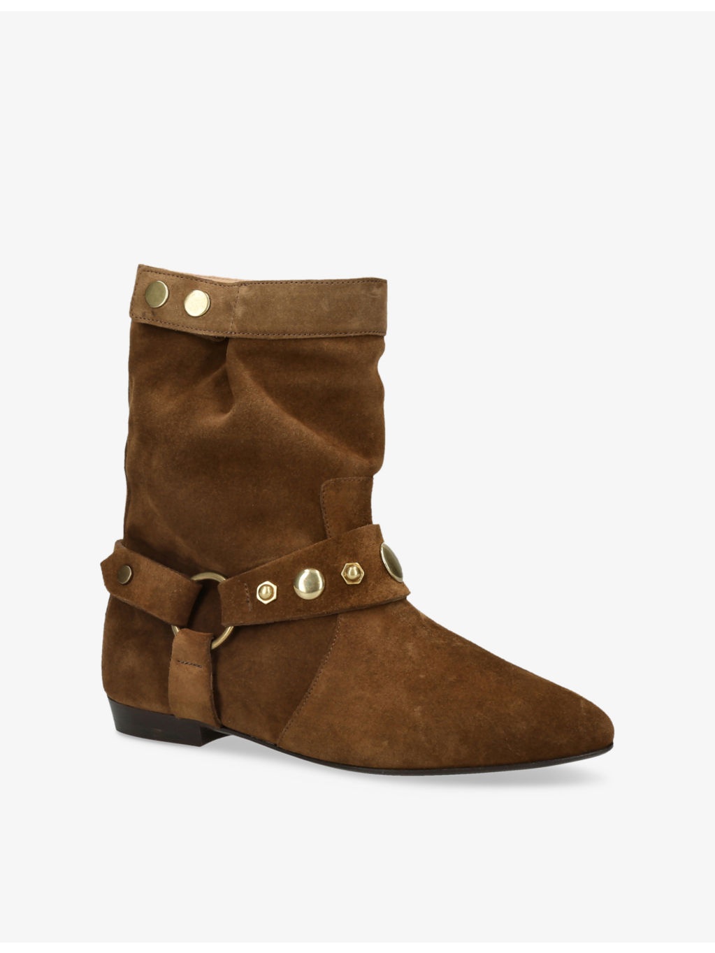 Stania Flat Suede Ankle Boots - 3