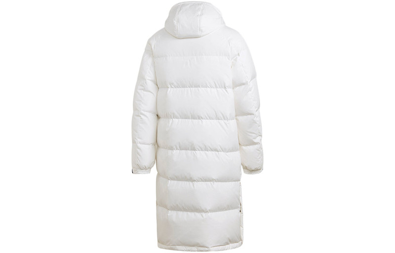 adidas adidas Stay Warm Sports hooded down Jacket White GK0665 outlook