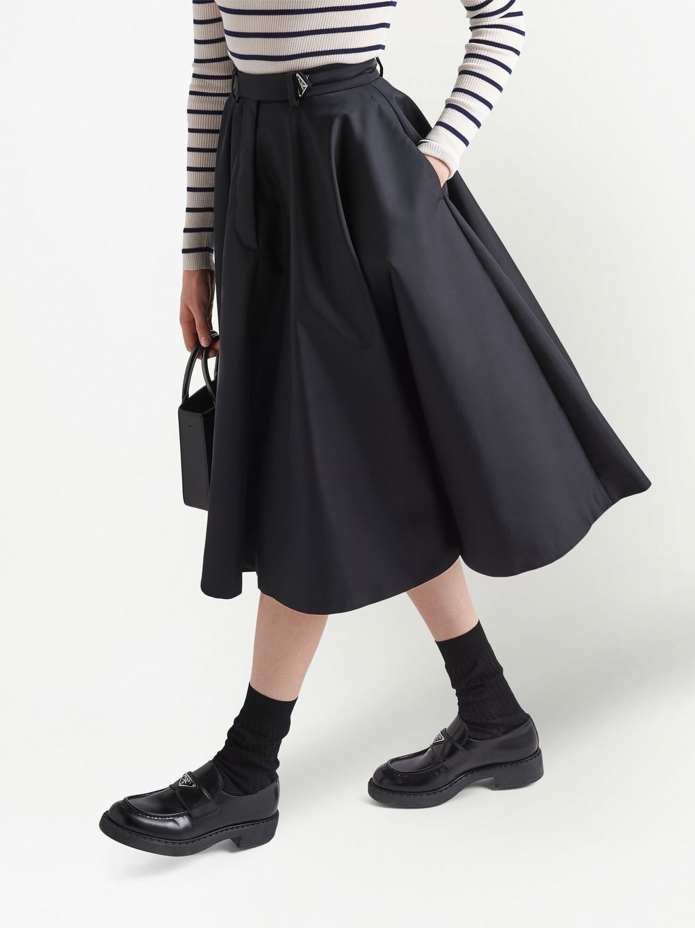 pleated full skirt - 3