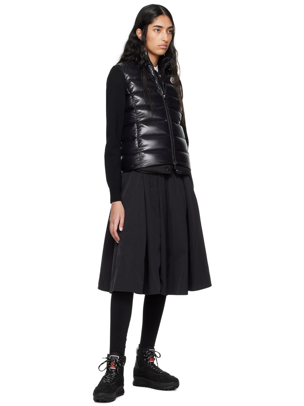 Black Ghany Down Vest - 4
