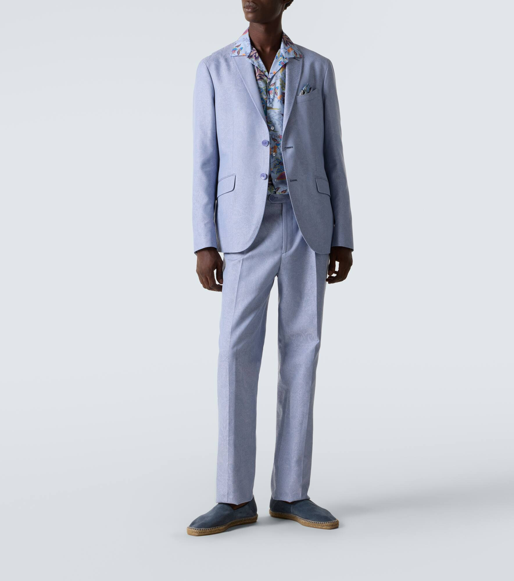 Cotton jacquard blazer - 2