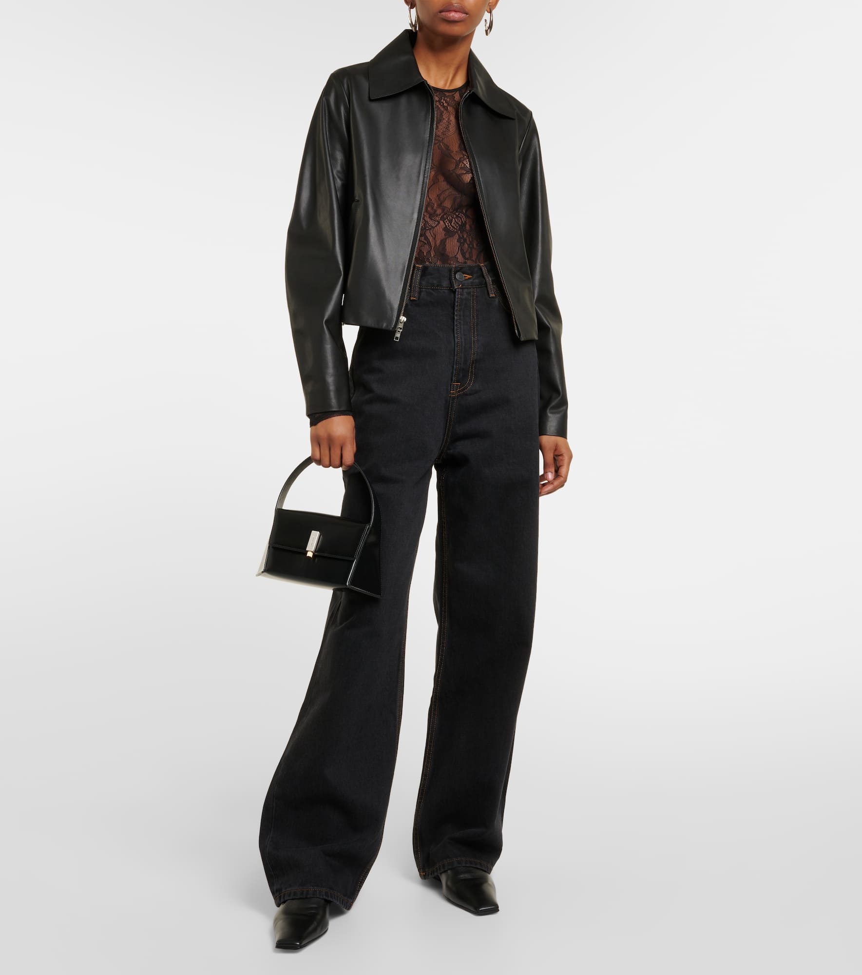 High-rise straight jeans - 2