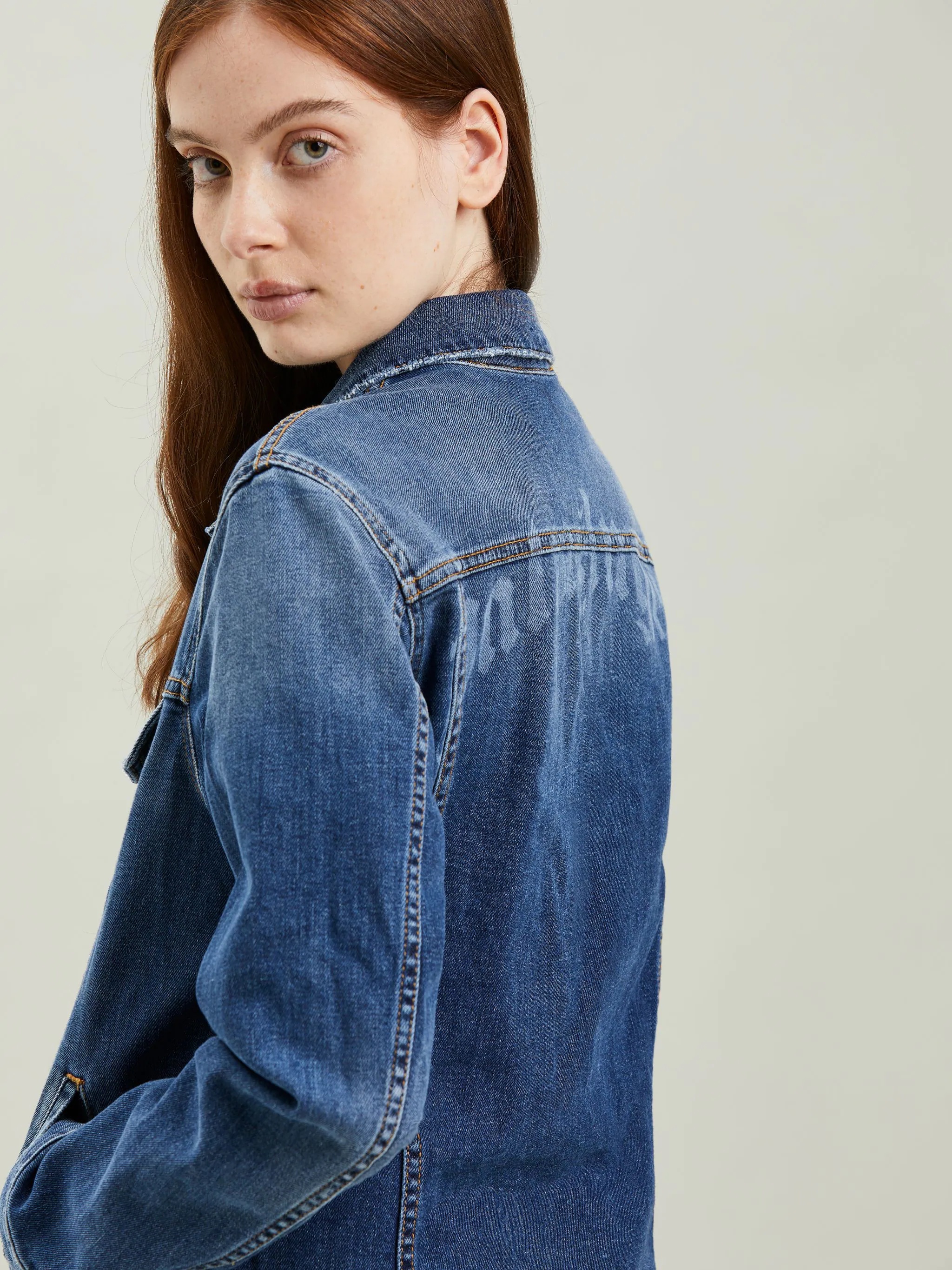 LOGO DENIM JACKET - 8