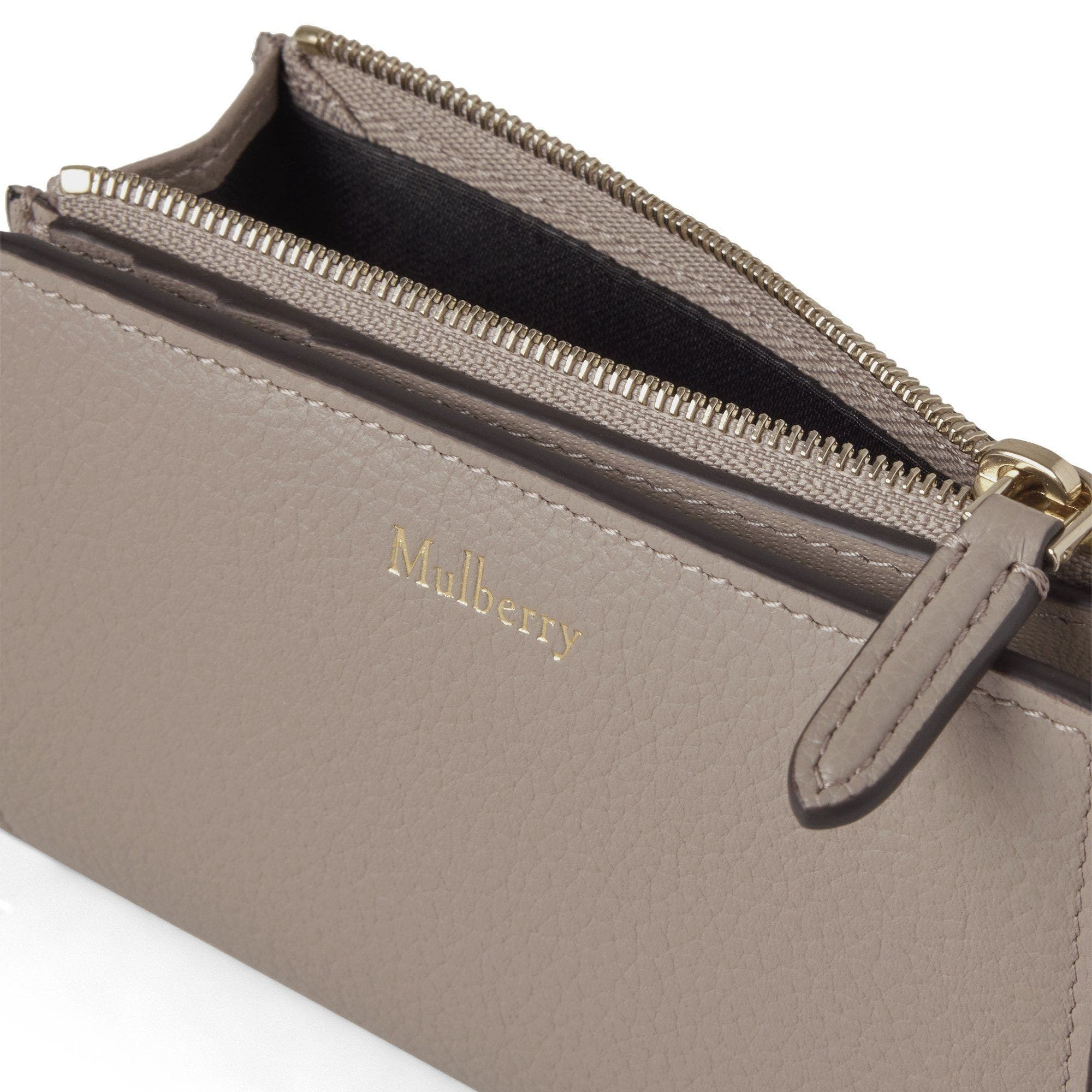 Mulberry Continental Bifold Zipped Wallet in Cashmere Taupe at Nordstrom - 2