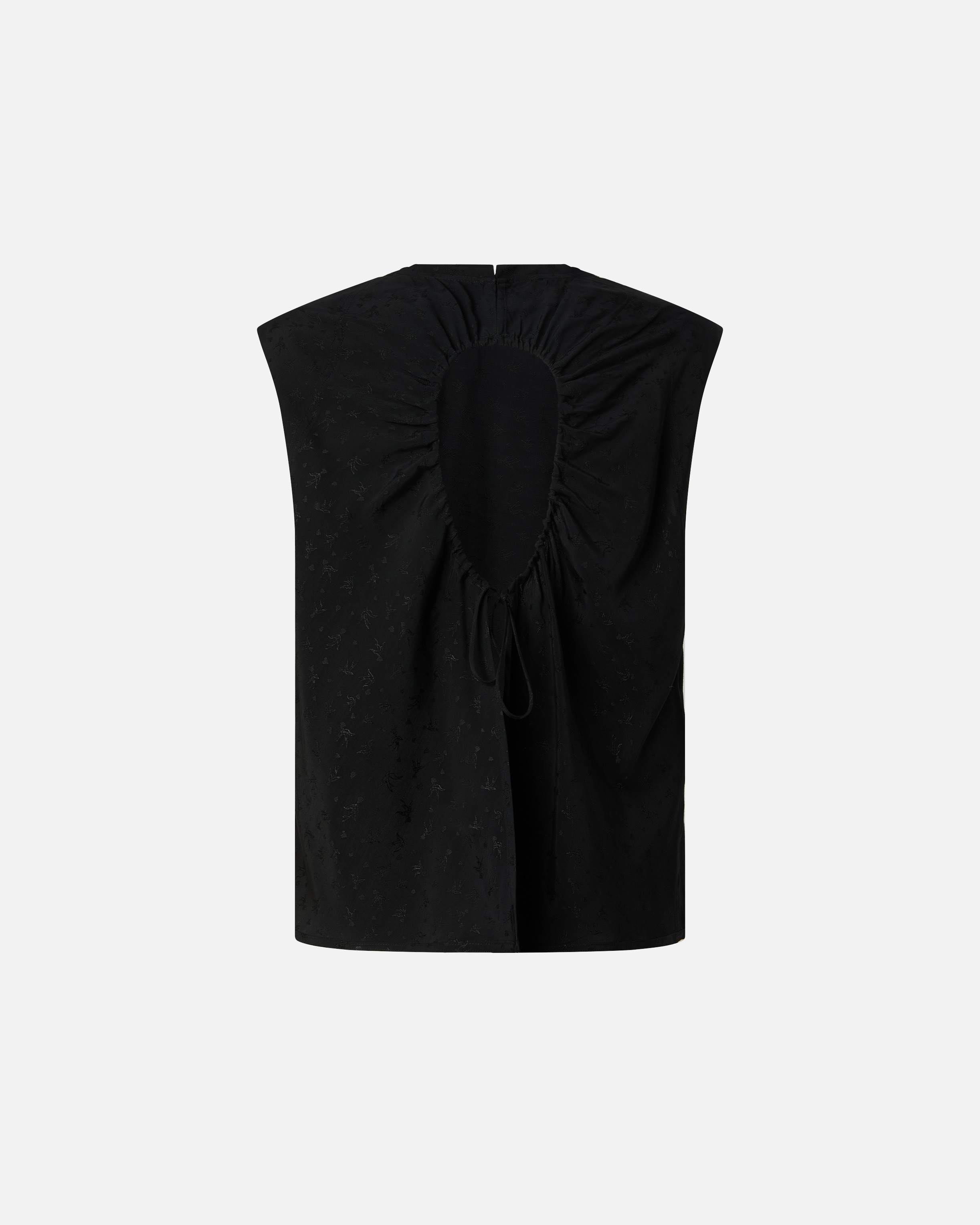VISCOSE JACQUARD TOP - 2
