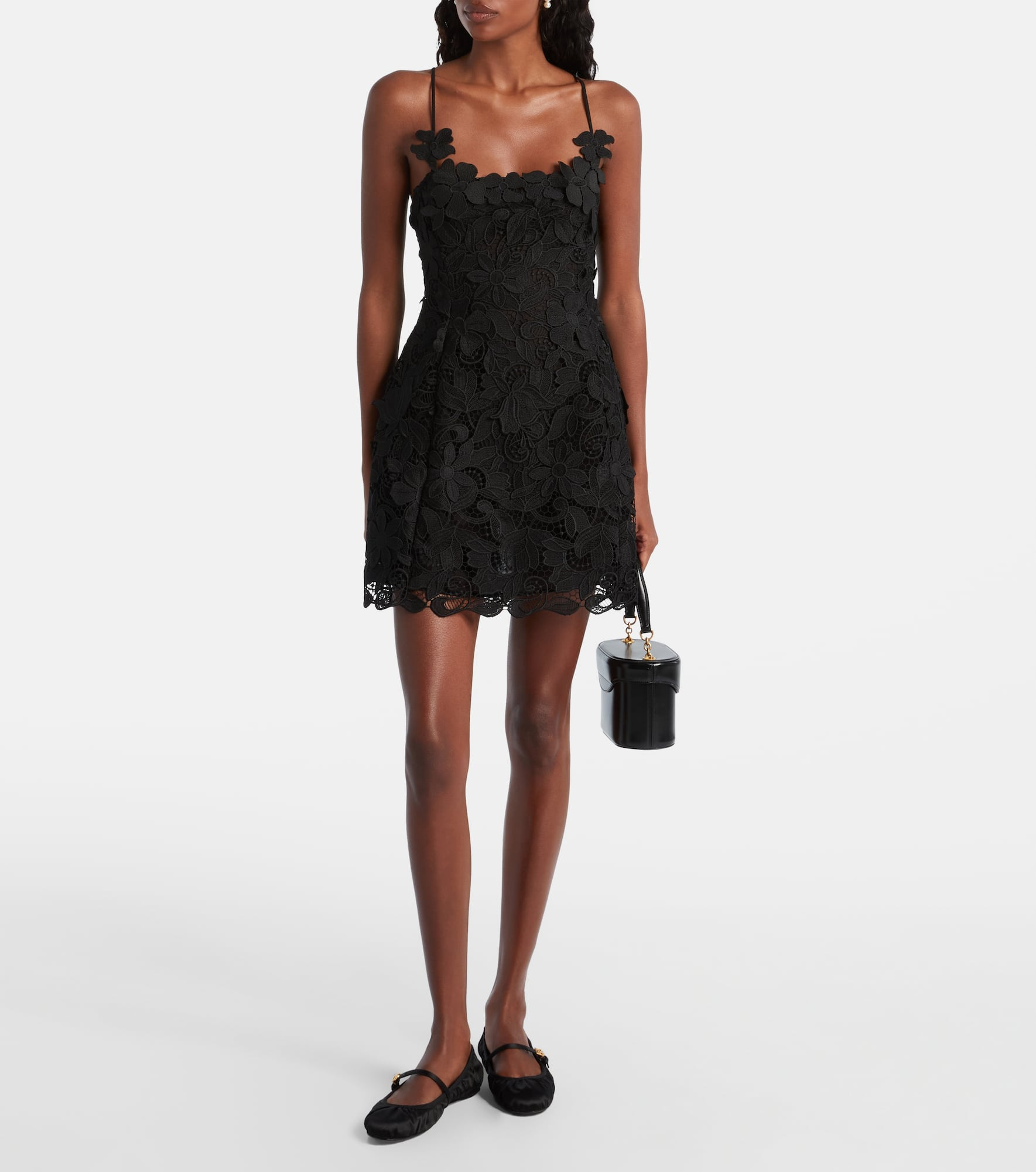Floral lace minidress - 2
