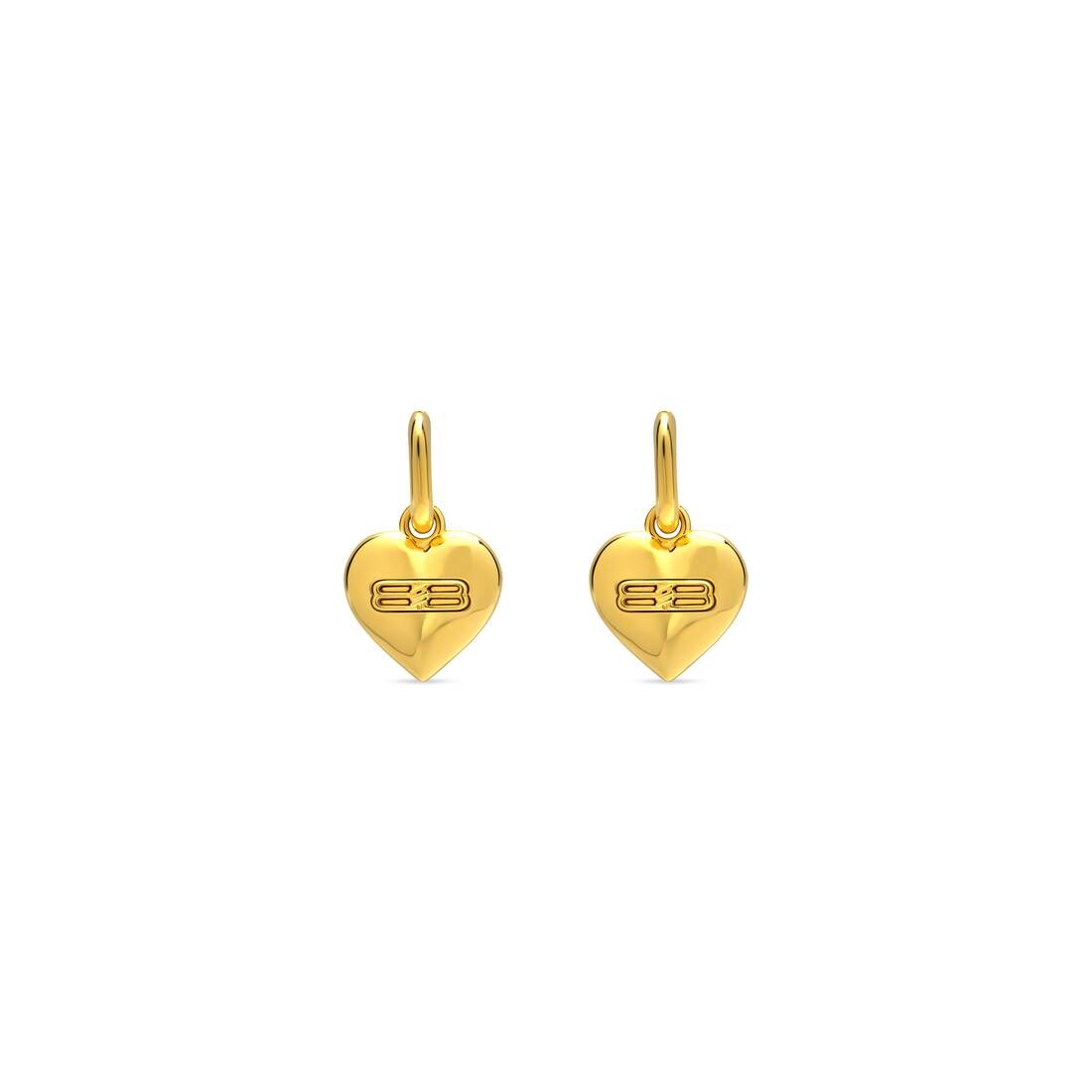 bb icon heart earrings - 1