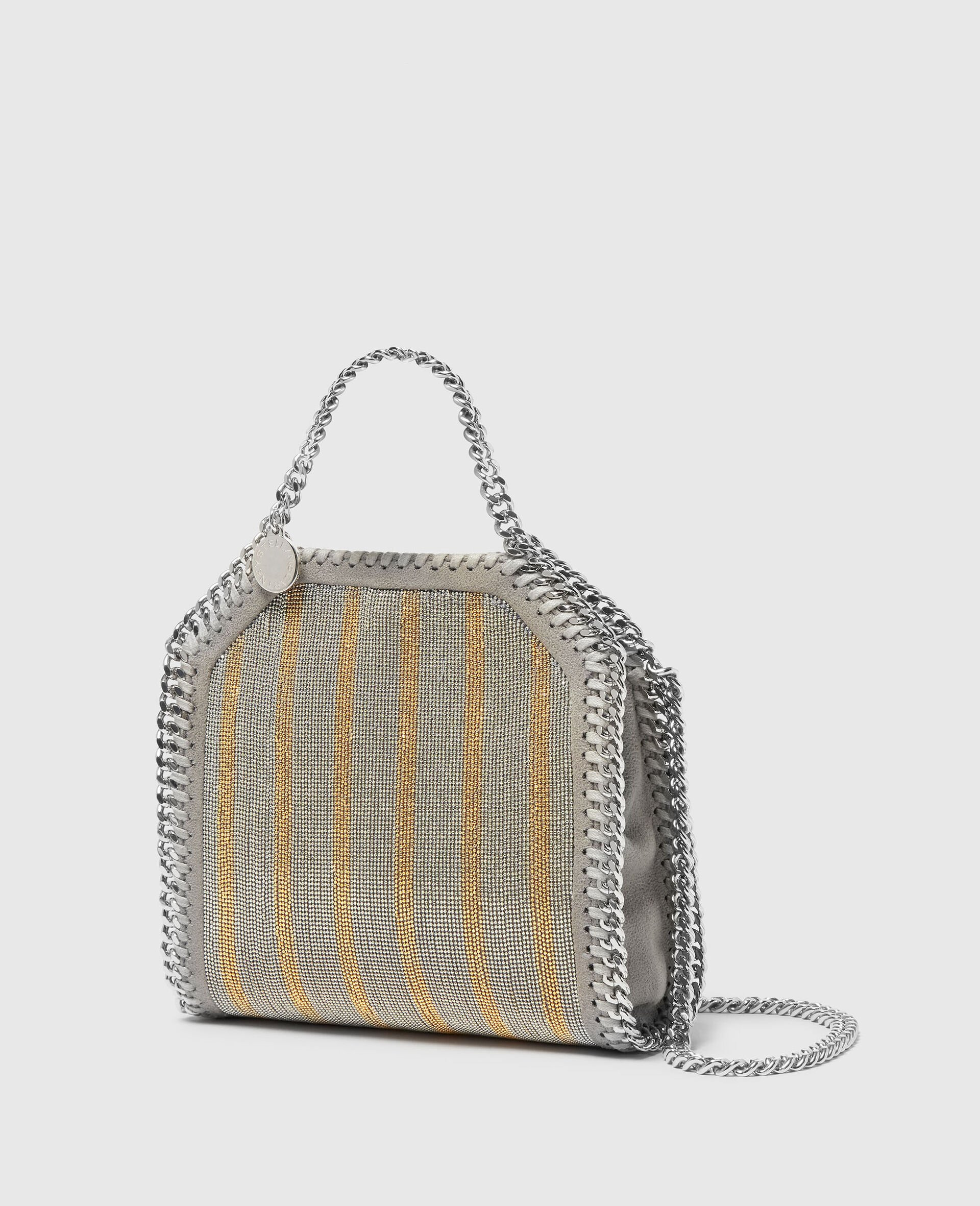 Limited-Edition Falabella Metallic Chain-Embroidered Tiny Tote Bag - 3