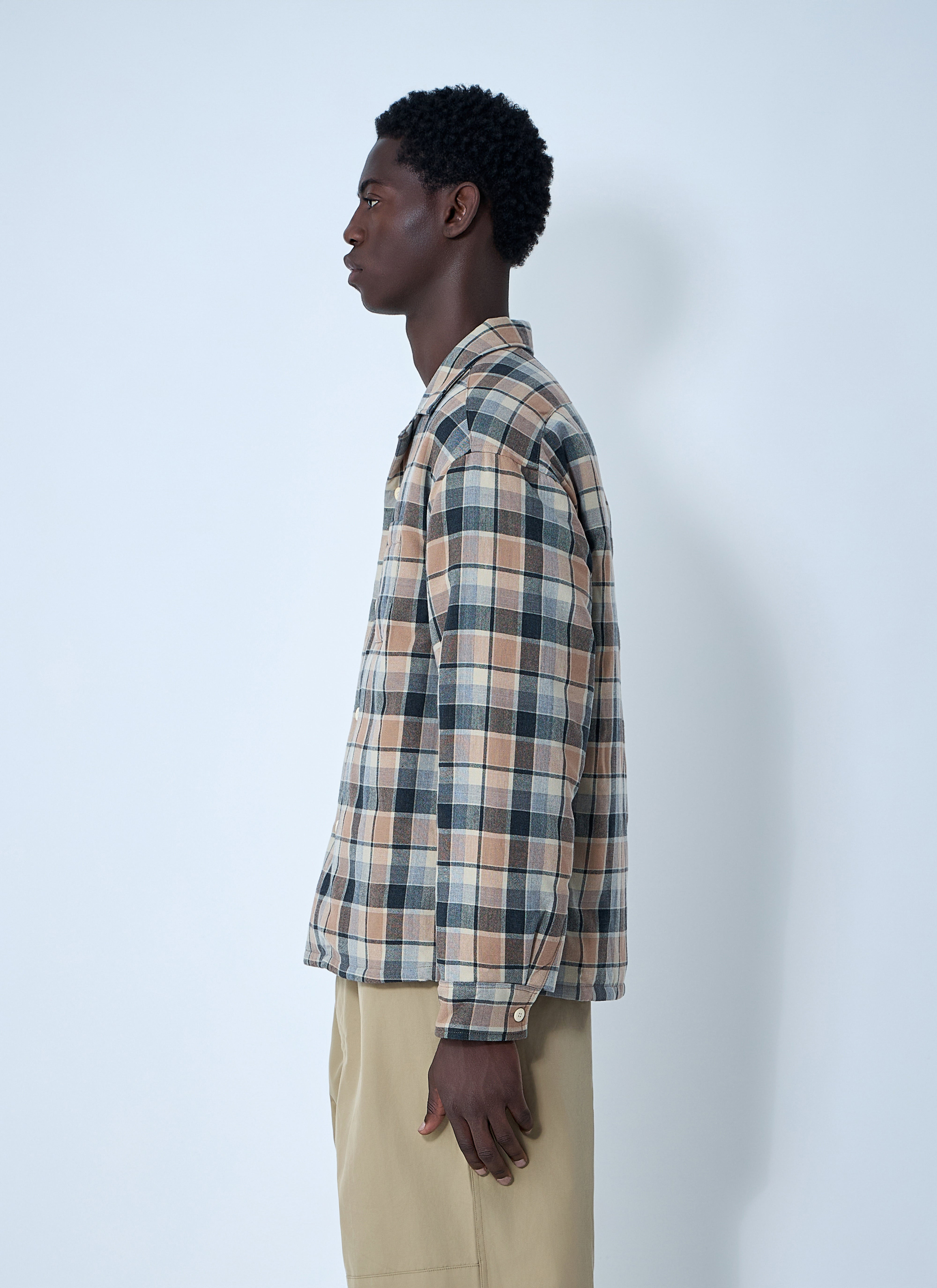 Visvim Men Check Down Jacket - 3
