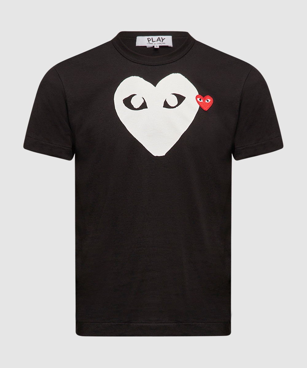 Double heart logo t-shirt - 1
