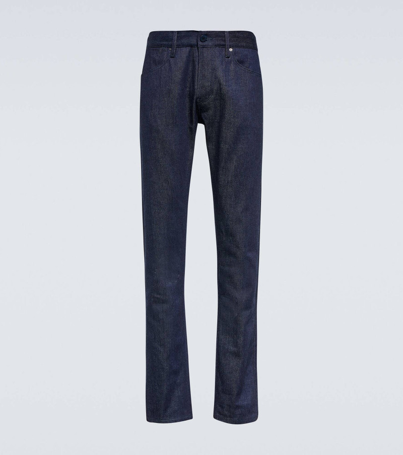 Mid-rise straight jeans - 1