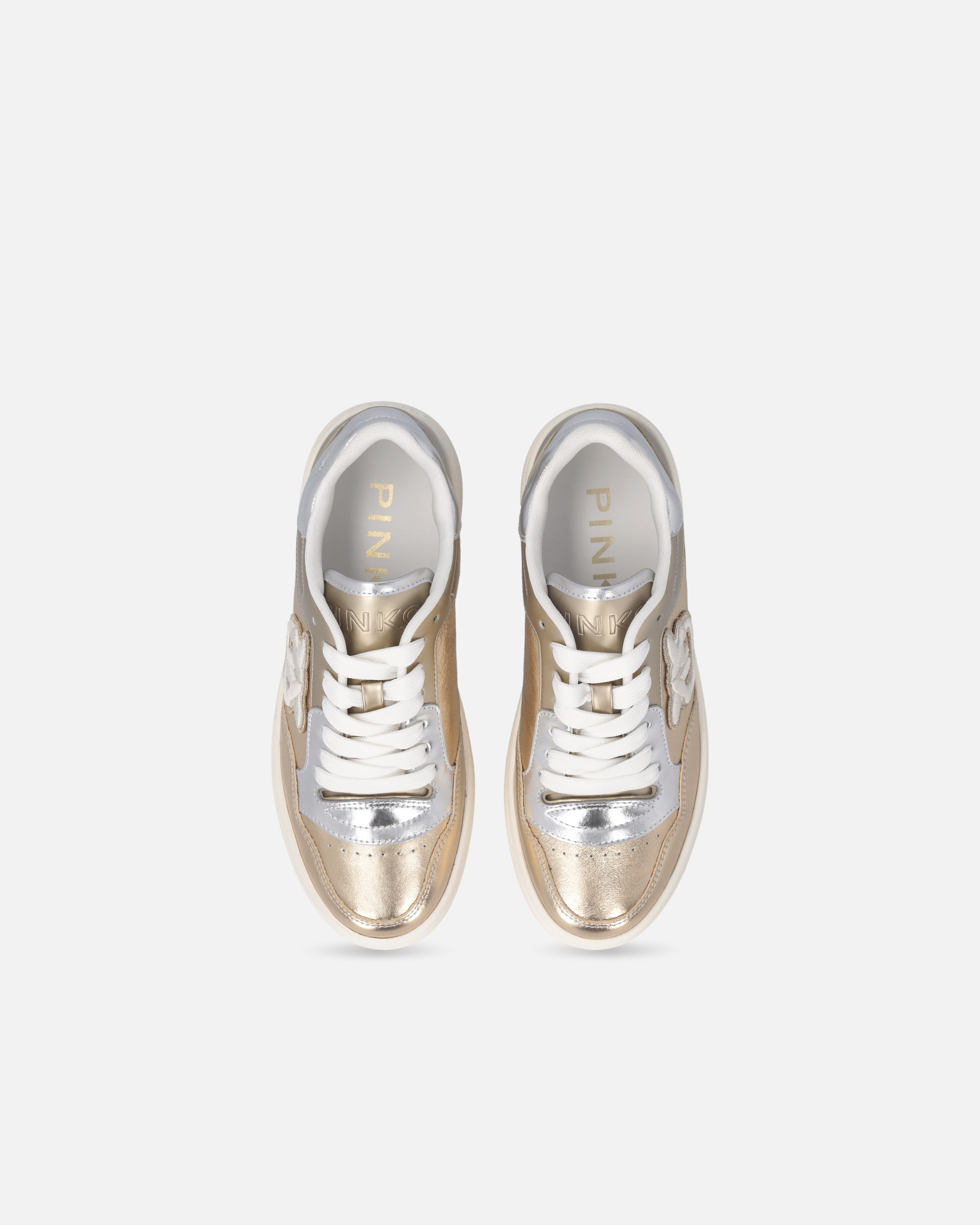 LAMINATED SNEAKERS WITH LOVE BIRDS LOGO - 9