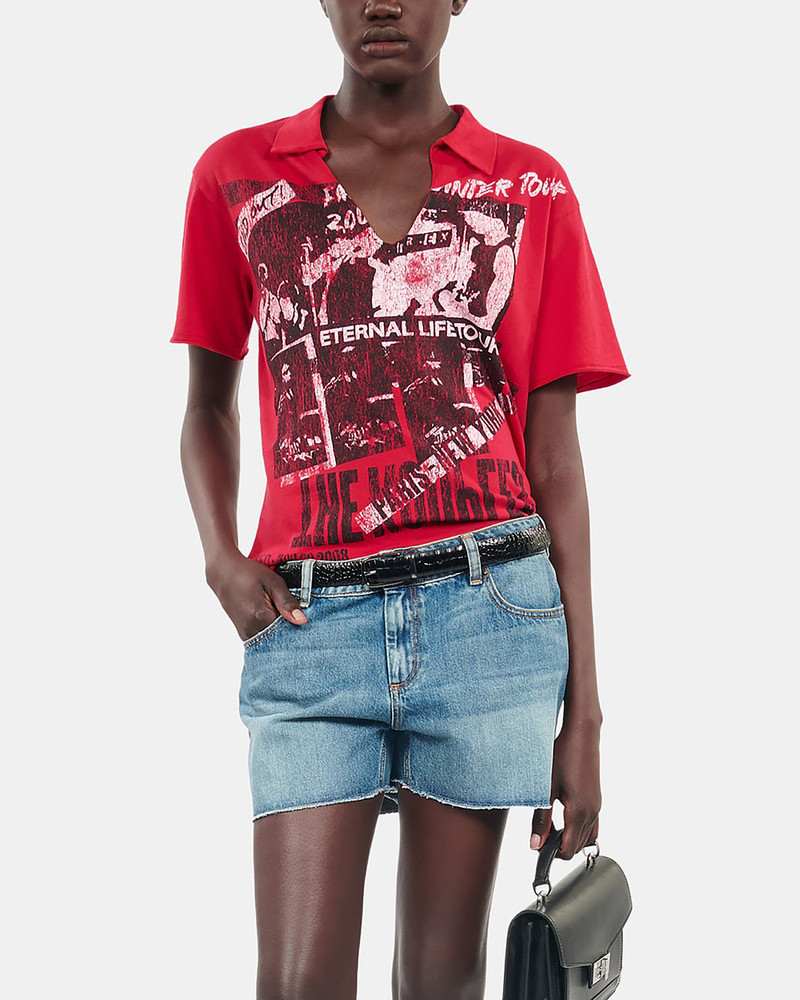 RED ETERNAL LIFE TOUR SERIGRAPHY T-SHIRT 4