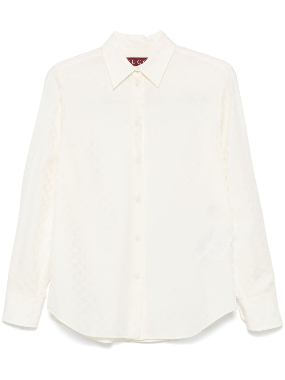 GG silk shirt - 1