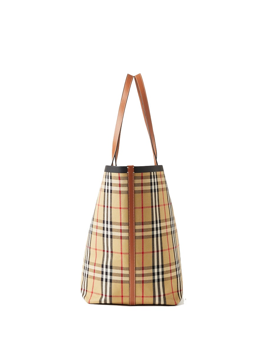 Large London Tote in Briar Brown/Black - 2