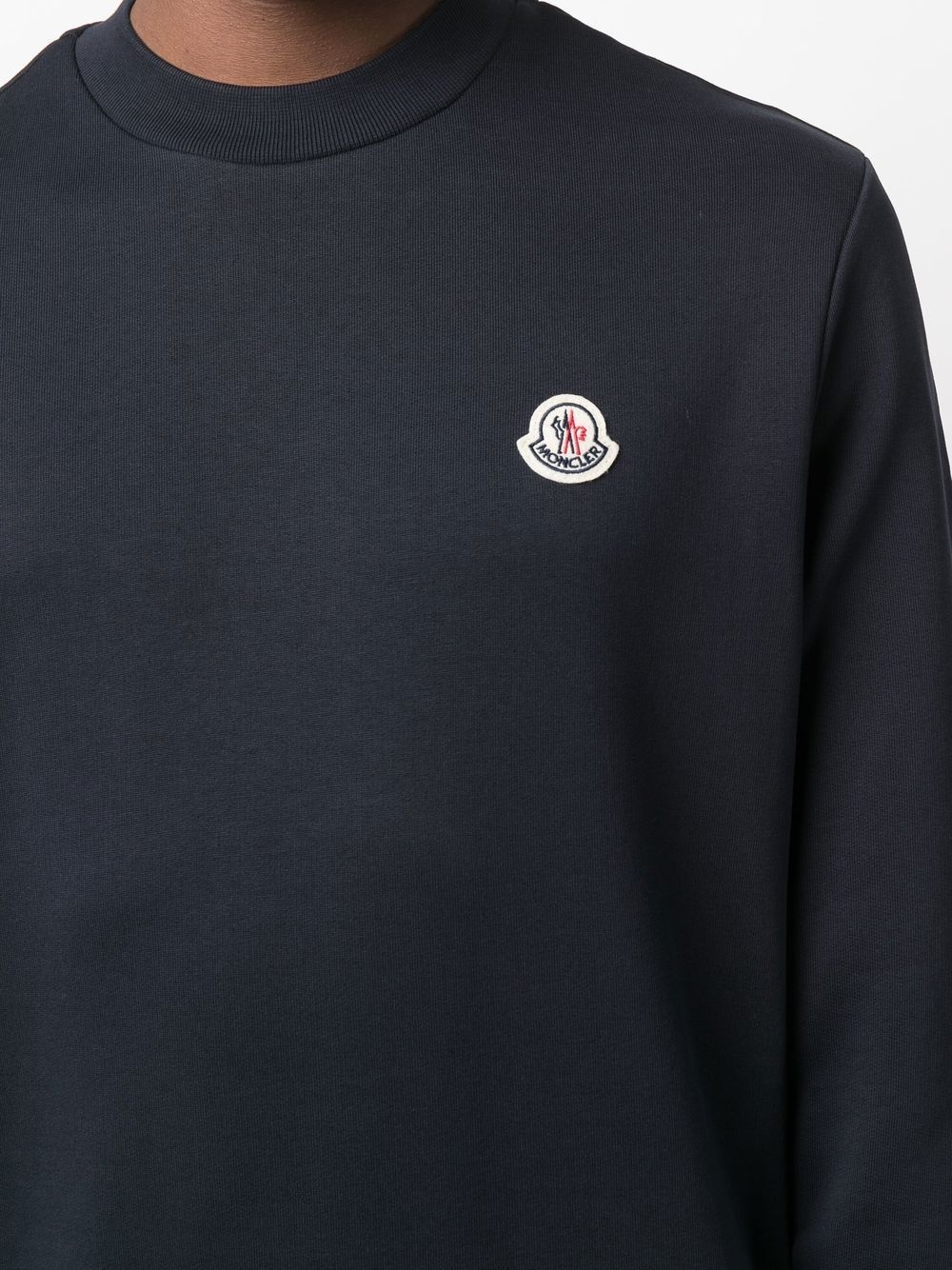 logo patch sweatshirt - 5