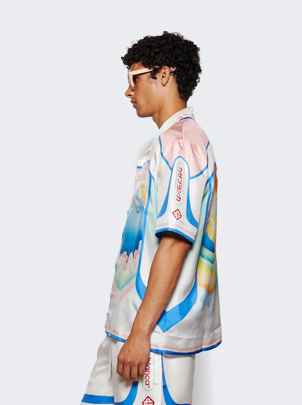 Cuban Collar Short Sleeve Shirt Fuji Dream - 3