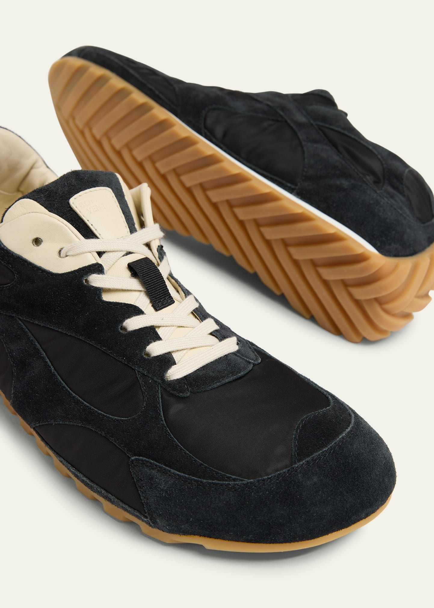 Men's Orbit Ballet Nylon and Suede Low-Top Sneakers - 6