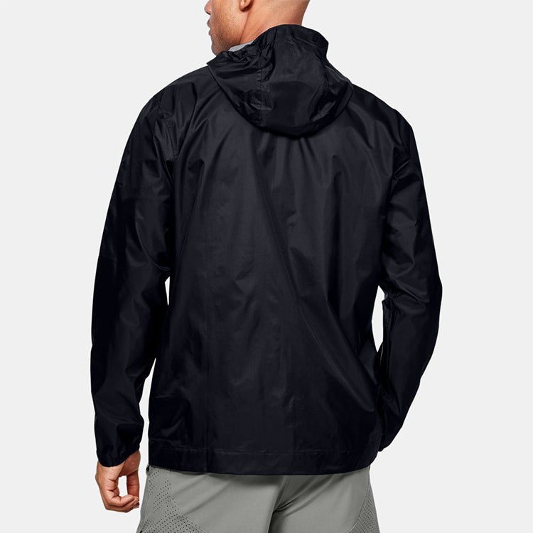 Men's Under Armour Cloudburst Shell Training Sports Jacket Black 1350950-001 - 4