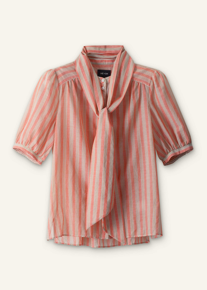 Soft Stripe Blouse - 1