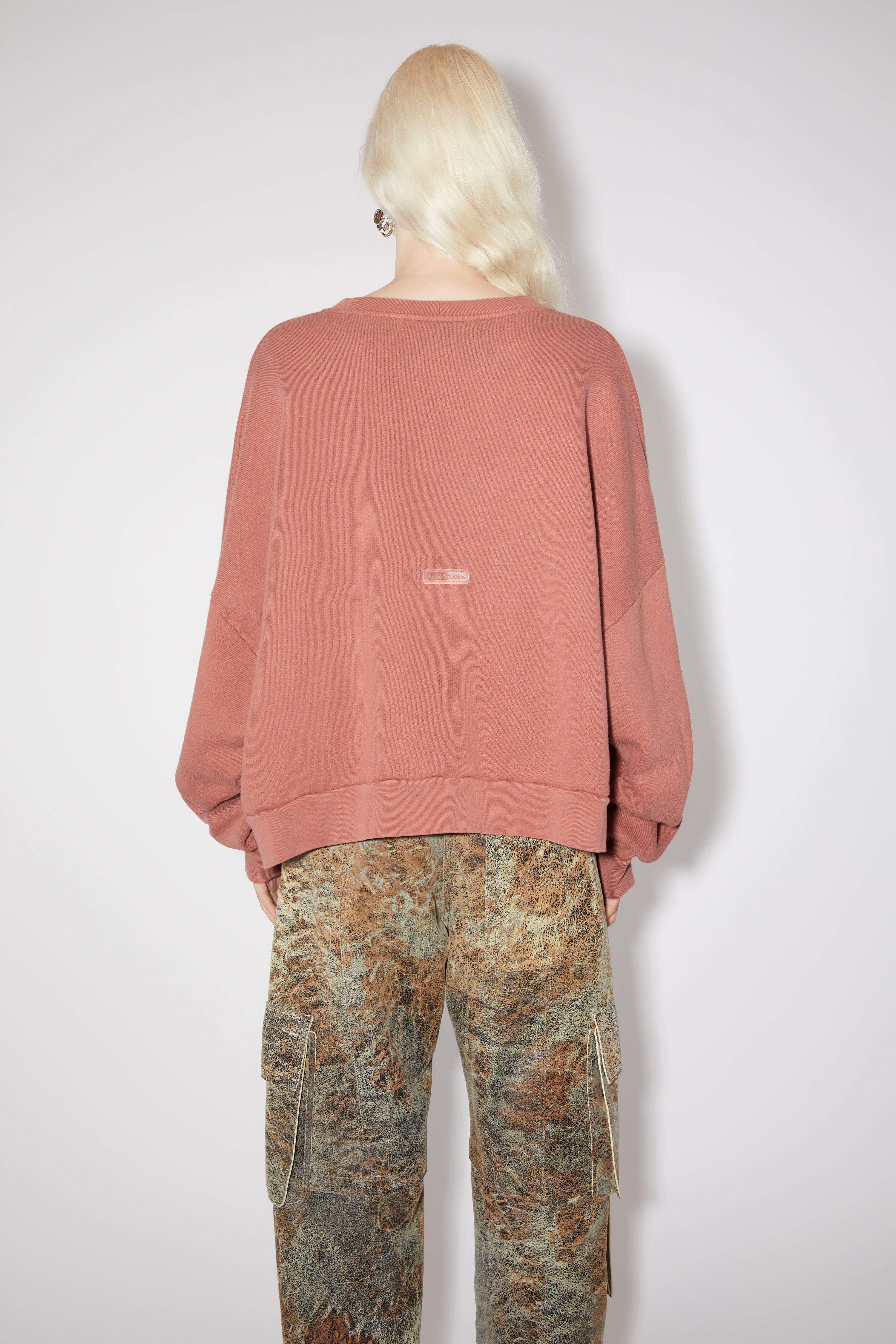 Crew neck sweater - Vintage Pink - 3