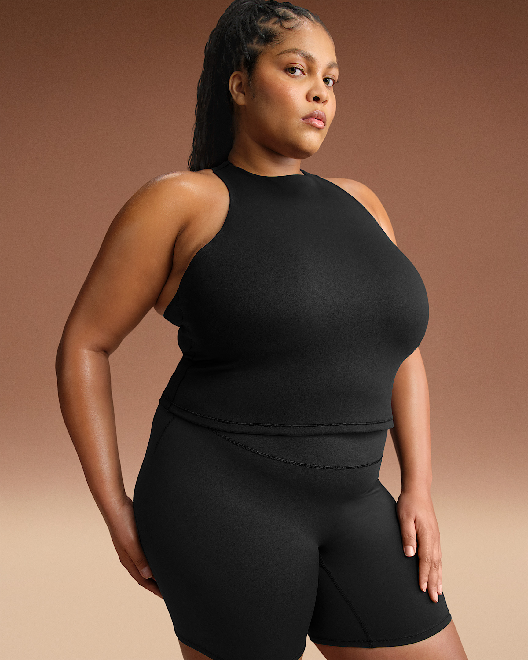 NikeSKIMS Matte Women's Mock-Neck Racerback Tank Top - 7