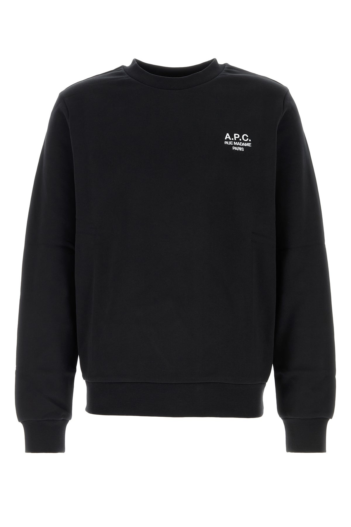 Black cotton sweatshirt - 1
