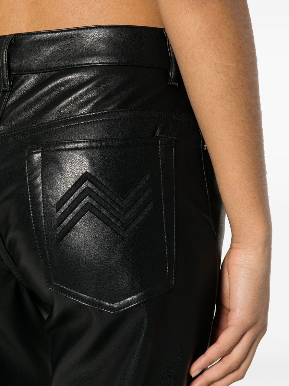 low-waist straight-leg tousers - 5