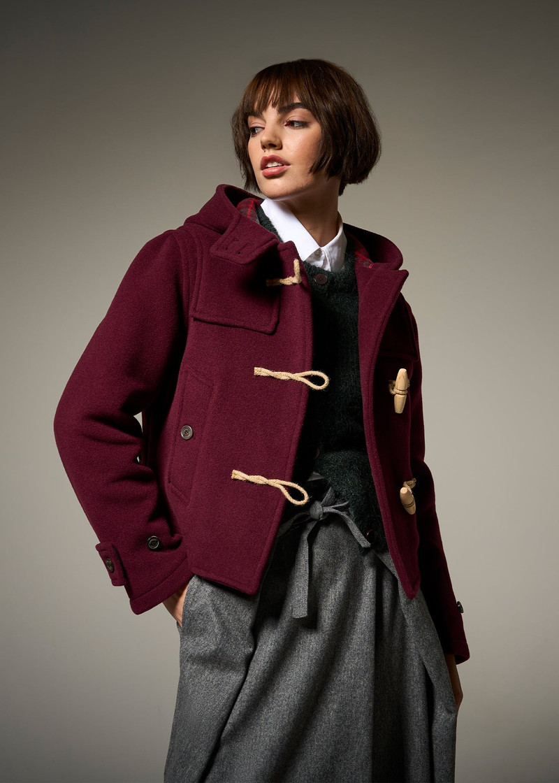 Women's Shelley Duffle Jacket FC Burgundy 5