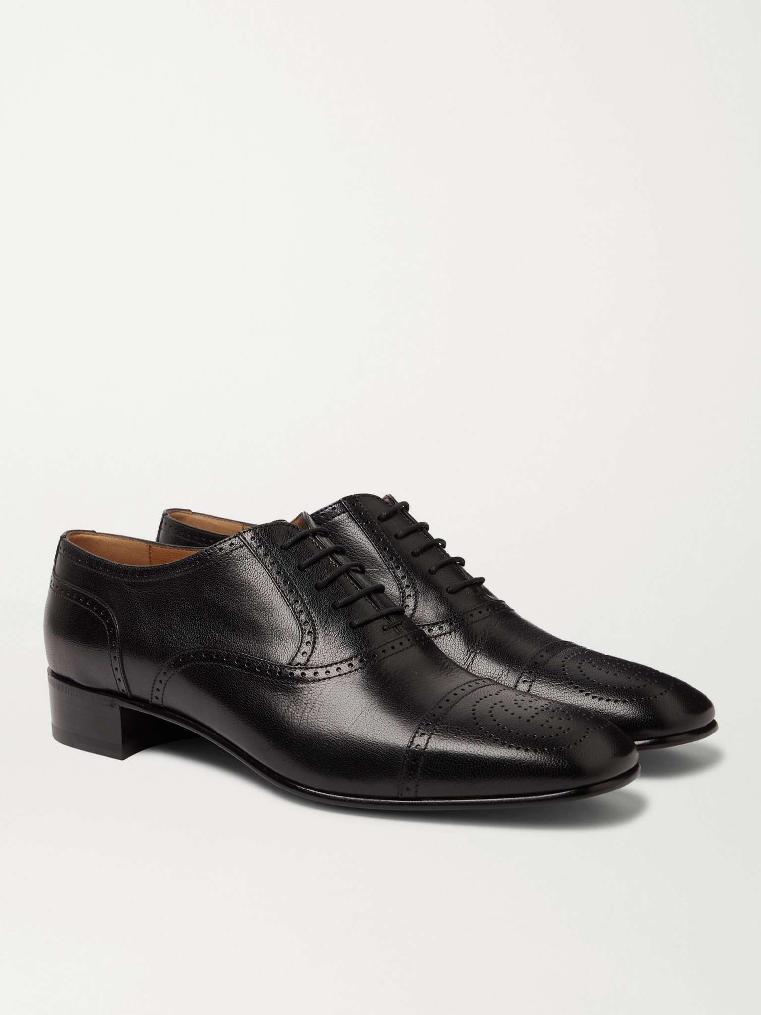 Dracma Leather Wingtip Brogues - 12