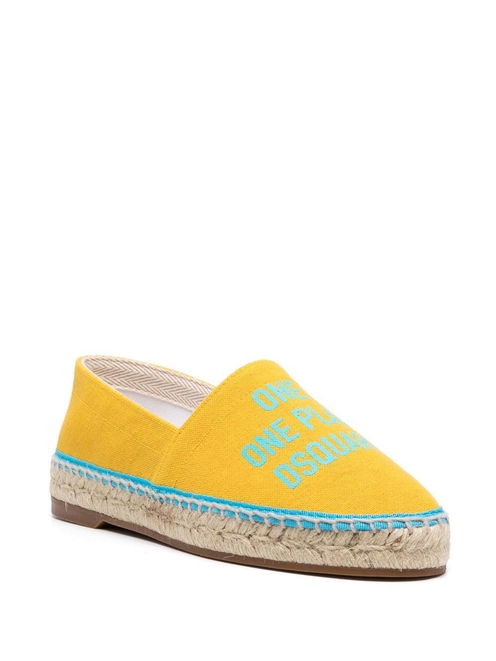 logo-print espadrilles - 2