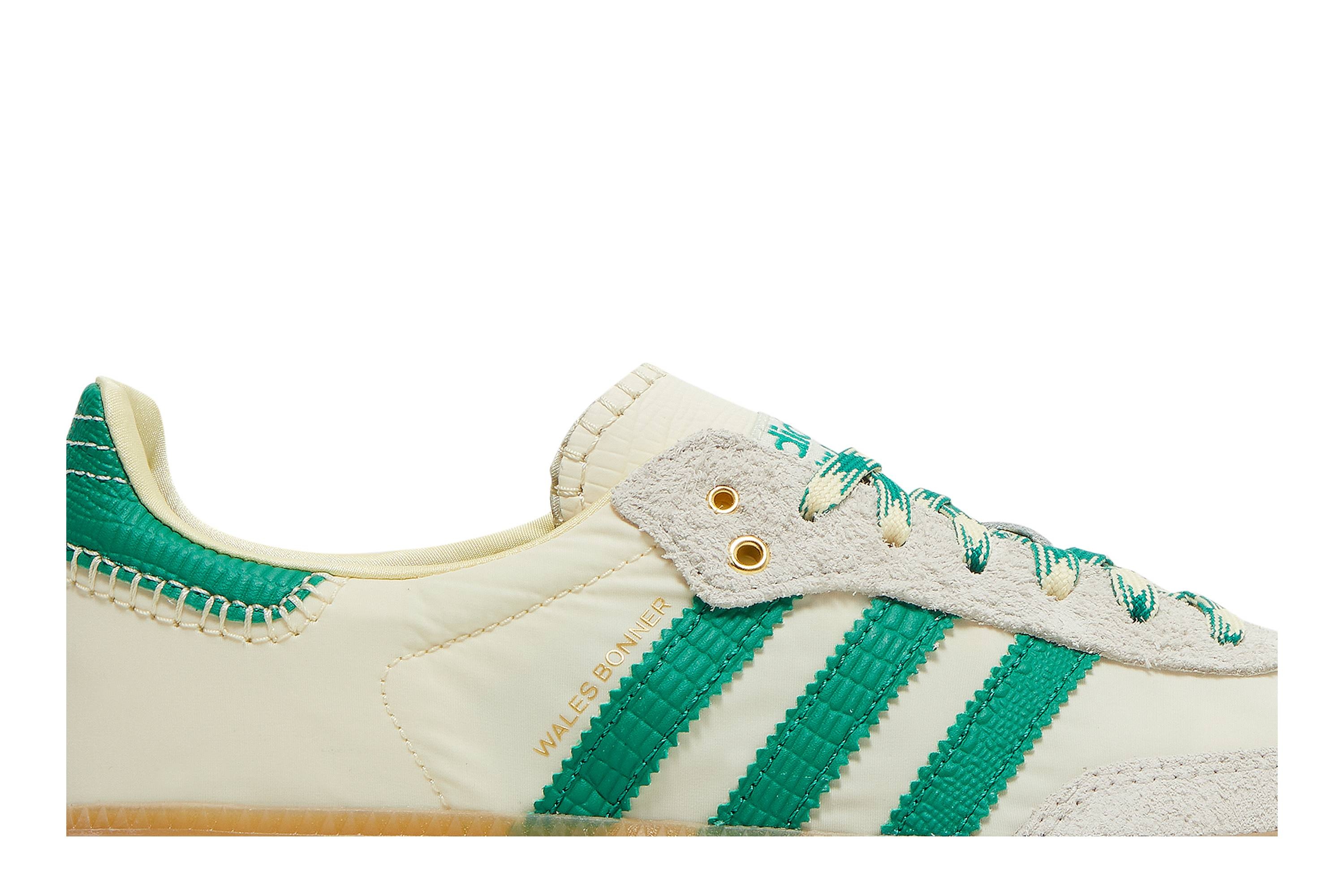 Wales Bonner x Samba 'Cream White Bold Green' - 2