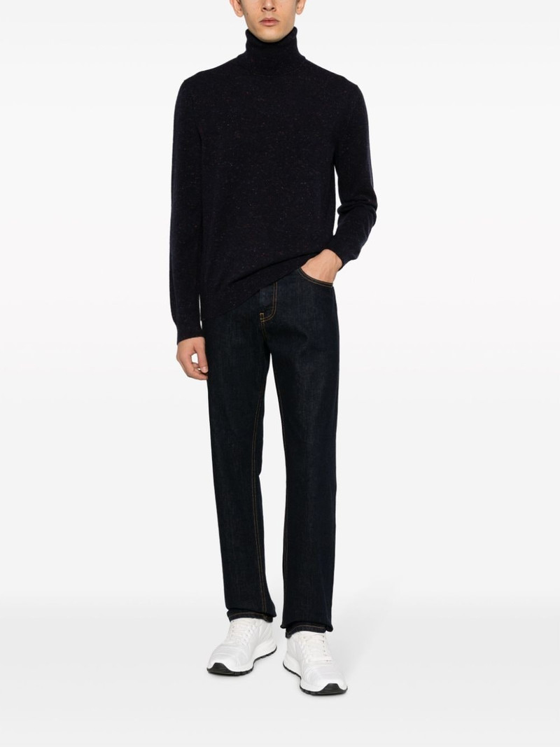 ZEGNA Oasi mÃ©lange-effect jumper outlook
