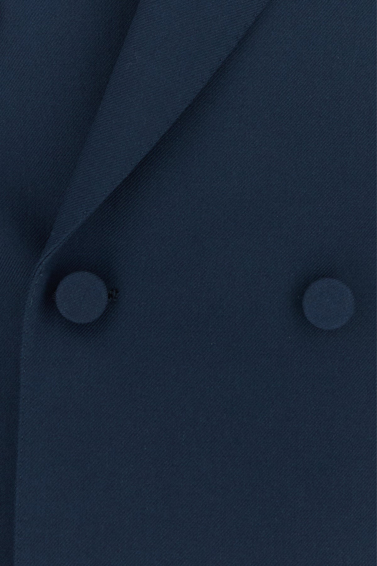 Navy blue wool blazer - 3