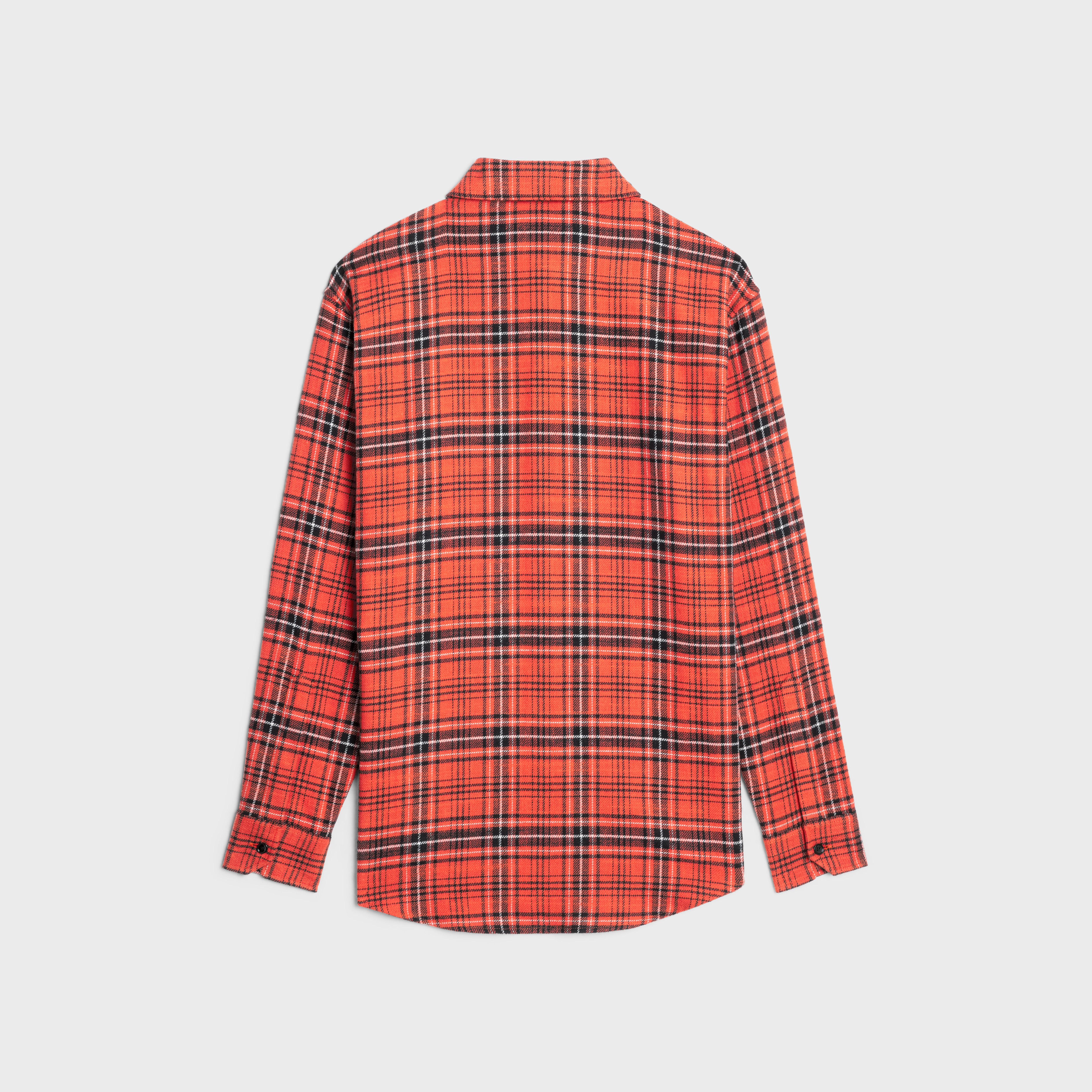 oversized shirt in cotton checks - 2
