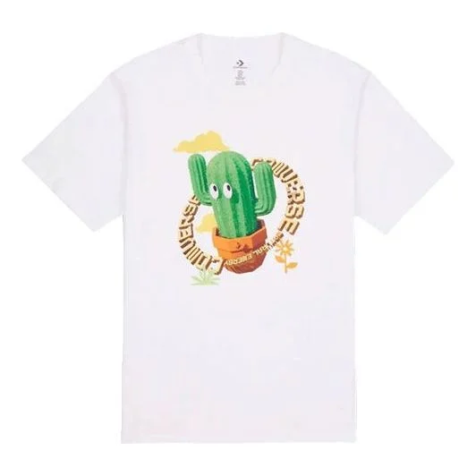 Converse Animated Cactus Graphic Tee 'White' 10023995-A01 - 1