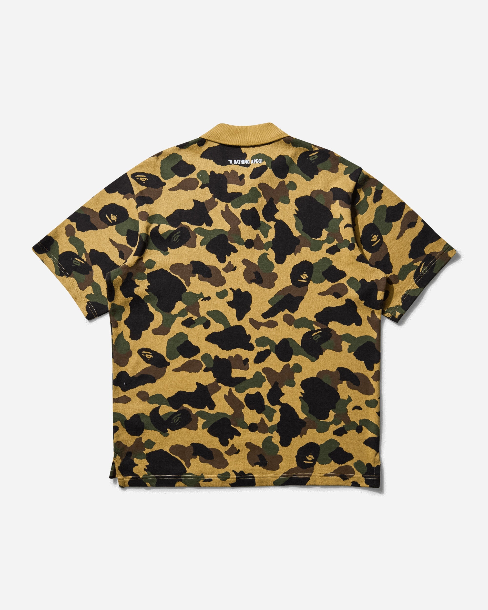 Men's 1st Camo Jacquard Polo Shirt Yellow - 2