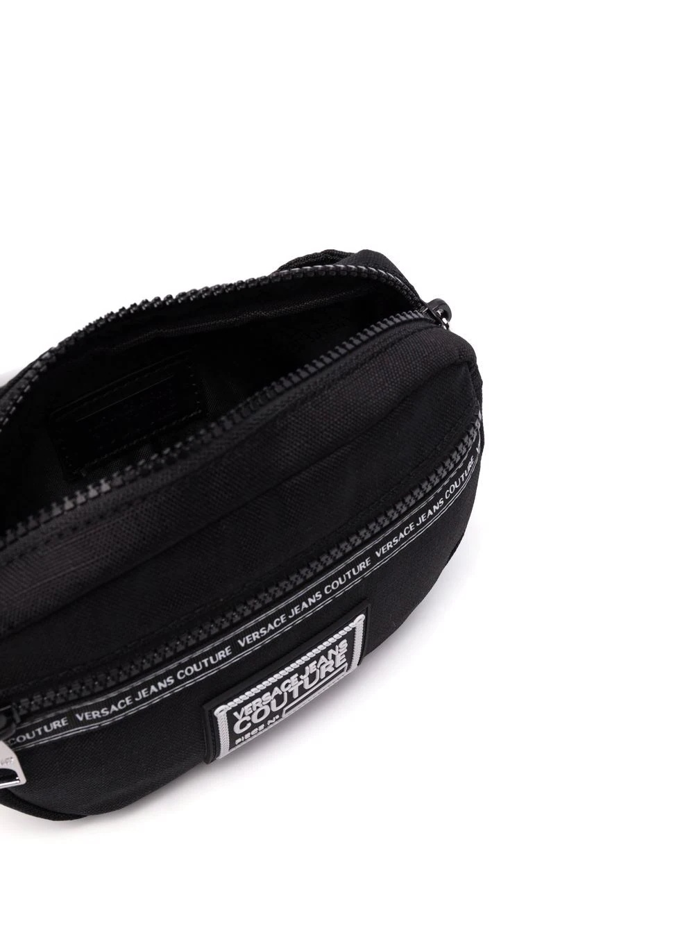 logo-patch zip-up belt bag - 5