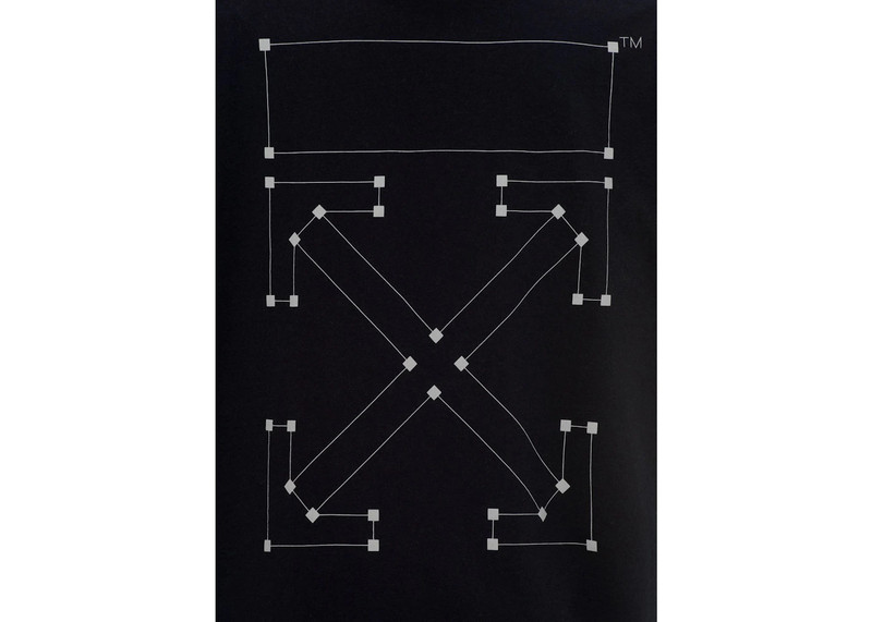 Off-White OFF-WHITE Oversized Fit Backbone T-Shirt Black/White outlook