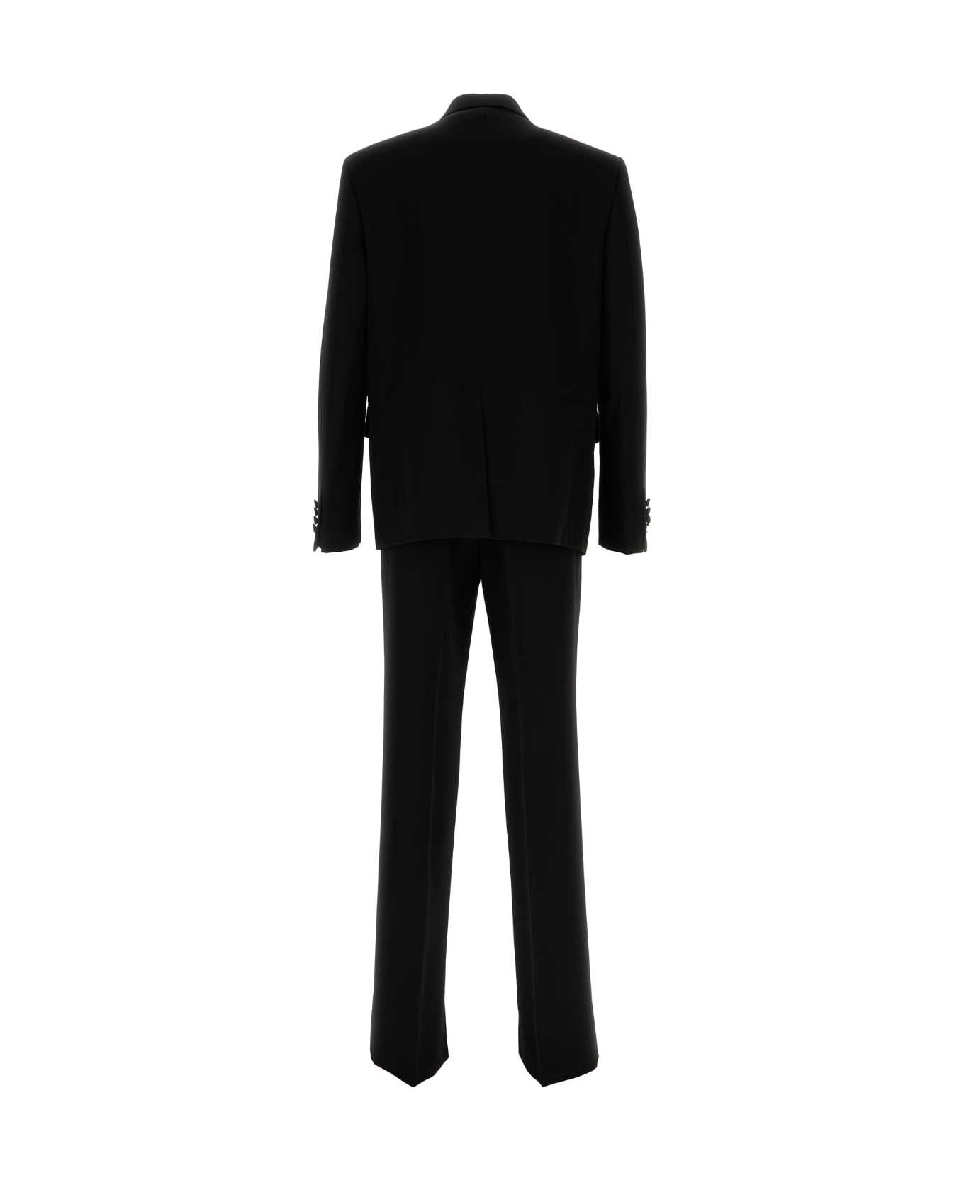 Black Wool Suit - 2