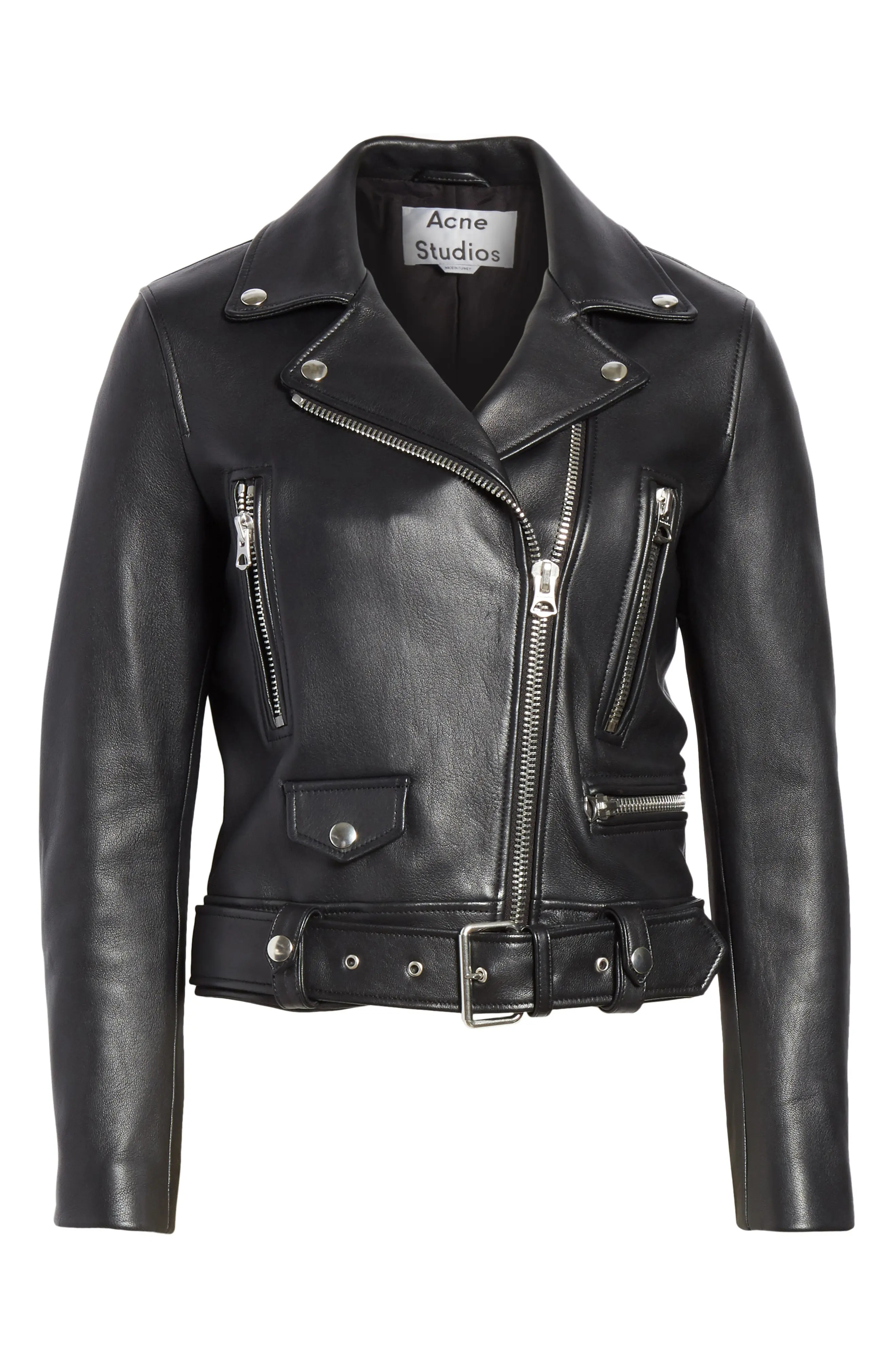 Moto Jacket Acne Mock Leather Jacket Sale Acne Studios Mock Core